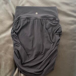 Black Ruched Skort ATHLETA size Small